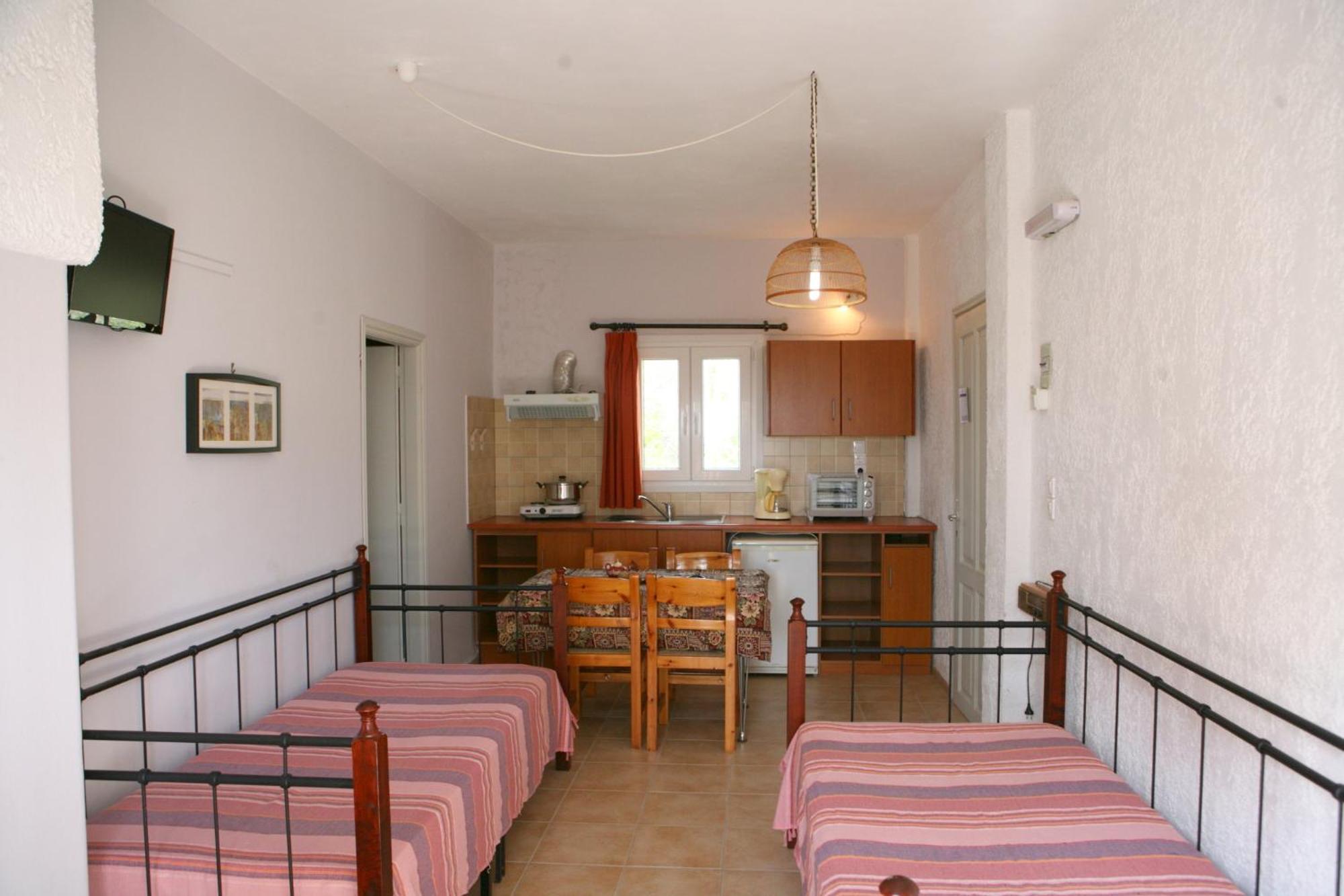 9 Musses Hotel Apartments Skala Mistegnon 部屋 写真