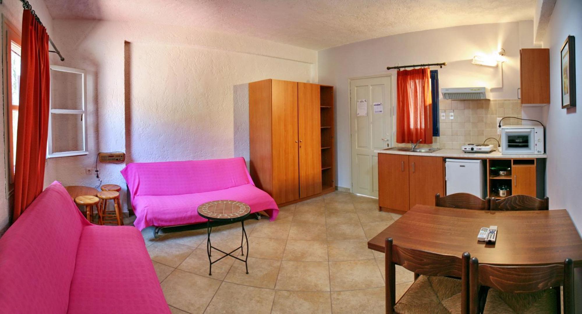 9 Musses Hotel Apartments Skala Mistegnon 部屋 写真